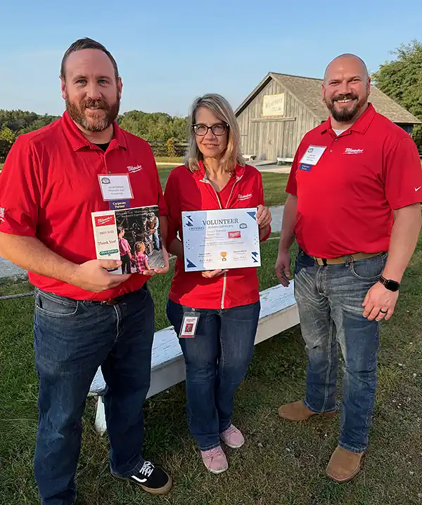 Milwaukee Tool Volunteers