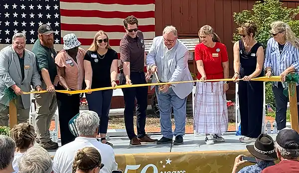 New Welcome Center Ribbon Cutting